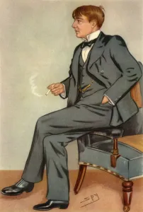 Alfred Harmsworth, 1895, (1945). Creator: Sir Leslie Matthew Ward Alfred Harmsworth, 1895, (1945). Creator: Sir Leslie Matthew Ward