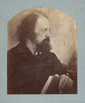 1st Baron Tennyson Gallery: Alfred, Lord Tennyson, 1865. Creator: Julia Margaret Cameron