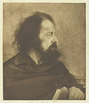 1st Baron Tennyson Gallery: Alfred, Lord Tennyson (Dirty Monk), 1865, printed c. 1893