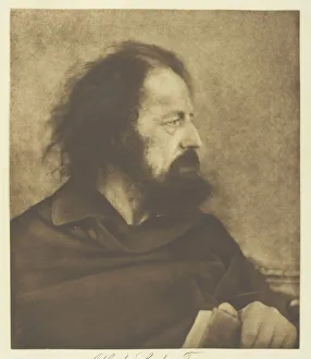 Tennyson Alfred Lord Prints: Alfred, Lord Tennyson (Dirty Monk), 1865, printed c. 1893