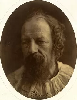 1st Baron Tennyson Gallery: Alfred, Lord Tennyson, July 4, 1866. Creator: Julia Margaret Cameron