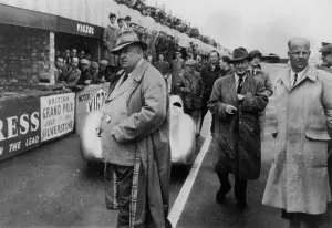 Pits Prints: Alfred Neubauer, Mercedes team manager, 1954