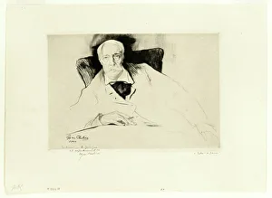 Alfred Stevens Prints: Alfred Stevens, 1900. Creator: Edgar Chahine