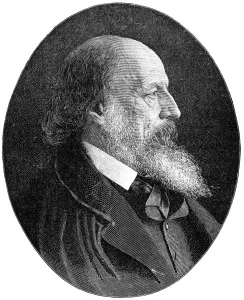 Alfred Tennyson, 1st Baron Tennyson, Poet Laureate, 1900.Artist: H Cameron Alfred Tennyson, 1st Baron Tennyson, Poet Laureate, 1900.Artist: H Cameron