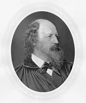 Alfred Tennyson, lst Baron Tennyson (1809-1893) English poet, c1880 Alfred Tennyson, lst Baron Tennyson (1809-1893) English poet, c1880