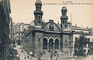 El Djazair Gallery: Alger - La Cathedrale et la Palais d Hiver du Gouverneur, c1900