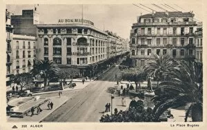 Algiers Gallery: Alger - La Place Bugeau, c1930