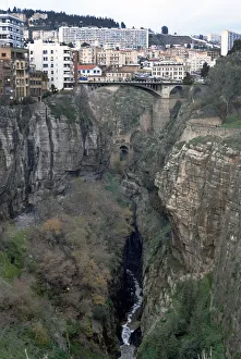 Algeria, Constantine, Old Roman Br, Gorge Algeria, Constantine, Old Roman Br, Gorge