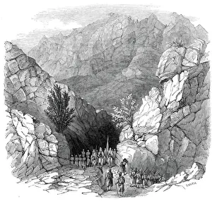 Caves Prints: Algeria - passage of the Iron Gates, 1845. Creator: Smyth