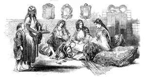 Hookah Prints: Algerine Women, 1857. Creator: Unknown
