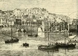 El Djazair Gallery: Algiers, from the Sea, 1890. Creator: Unknown
