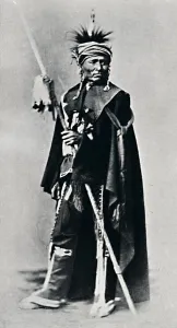 Robert Wilson Prints: An Algonquin brave, 1912. Artist: Robert Wilson Shufeldt