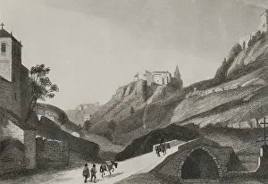 Granada Prints: Alhama, Granada province, Andalusia, Spain, 1853. Creator: Antonio Roca Sallent