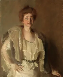 Alice Pike Prints: Alice Barney in Whites and Browns, 1898. Creator: Pierre Troubetzkoy