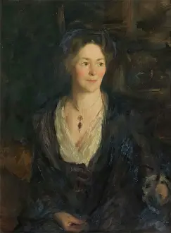 Neckline Prints: Alice E Macdonell, 1910. Creator: Campbell Lindsay Smith