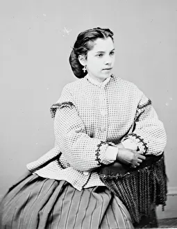 Hairnet Prints: Alice Harrison, between 1855 and 1865. Creator: Unknown