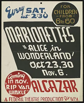 Carroll Lewis Prints: Alice in Wonderland, [193-]. Creator: Unknown