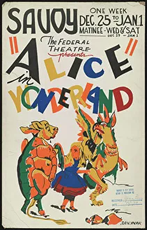 Carroll Lewis Prints: Alice in Wonderland, [193-]. Creator: Unknown