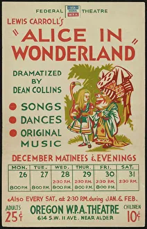 Alice in Wonderland, Portland, OR, 1938. Creator: Unknown