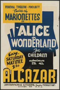 Alice in Wonderland, San Francisco, 1937. Creator: Unknown