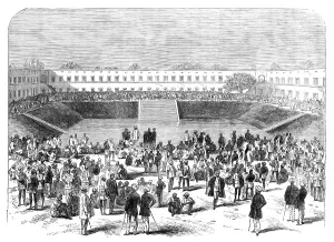 Prisoners Prints: The Alipore Gaol, Calcutta, 1870. Creator: Unknown