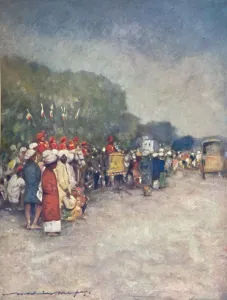 On the Alipur Road, 1903. Artist: Mortimer L Menpes