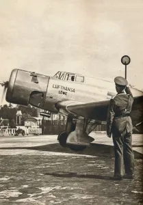 Air Travel Prints: All clear for the start at Tempelhof Airport, Berlin, c1936 (c1937)