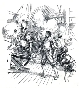 Raphael Tuck And Sons Prints: It Was An All-Day Battle, c1929. Creators: Howard Davie, Harry Payne