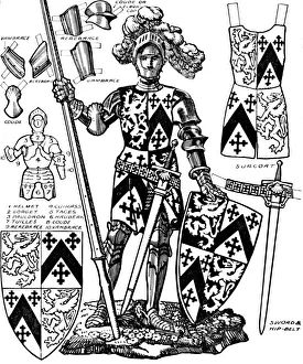 All The Gorgeous Panoply of A Knight with the Various Parts of His Armour, c1934