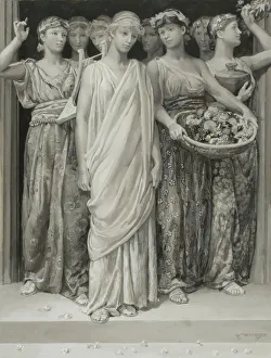 Will Hicok Low Prints: They All Moved to the Feast, 1885. Creator: Will H. Low