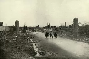Devastation Gallery: All That Remains of Sermaize, (1919). Creator: Unknown