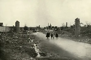 Stanley Macbean Collection: All That Remains of Sermaize, (1919). Creator: Unknown
