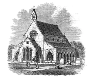 Climate Prints: All Saints Church, Sehore, Bhopal, India, 1869. Creator: Unknown