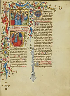 Missal Prints: All Saints: Initial E: Saint Andrew; Missal
