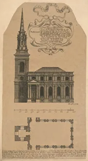 All Saints in Oxford, 1720s. Creator: Michael Burghers