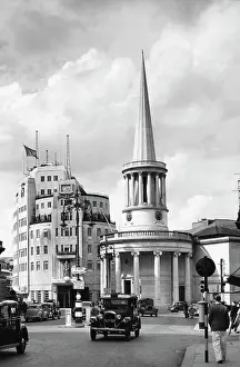 Spire Prints: All Souls, Langham Place and Broadcasting House