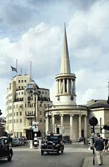 Spire Prints: All Souls, Langham Place and Broadcasting House