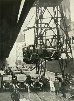 Dock Worker Prints: All Things Requisite for a Neat Job of Cargo Lifting Loading Cars for Export