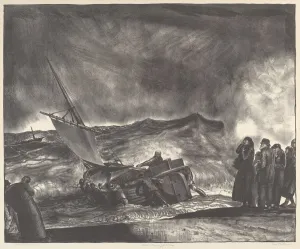 George Bellows Prints: Allan Donn Puts to Sea, 1923. Creator: George Wesley Bellows