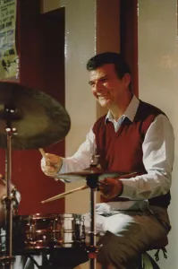 1989 Prints: Allan Ganley, 100 Club, London, 1989. Creator: Brian Foskett