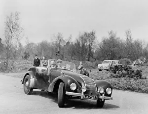 Allard L type, London Motor Club Little Rally 18th March 1953. Creator: Unknown