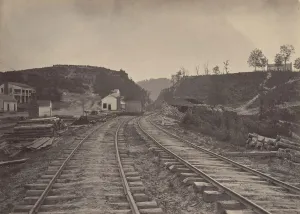 Sleeper Prints: The Allatoona Pass Looking North, Georgia, 1860s. Creator: George N. Barnard