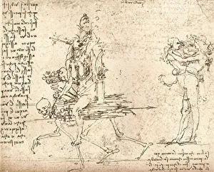 Annotation Prints: Allegorical composition, c1472-c1519 (1883). Artist: Leonardo da Vinci