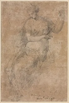 Allegorical Figure, 16th century. Creator: Niccolo dell Abbate (Italian, c. 1512-1571)