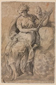 Allegorical Figure, 16th century. Creator: Niccolo dell Abbate (Italian, c. 1512-1571)
