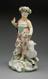 Derby Porcelain Manufactory England Gallery: Allegorical Figure of Asia, Derby, 1770 / 80. Creator: Derby Porcelain Manufactory England