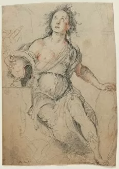 Bernardo Strozzi Gallery: Allegorical Figure, c. 1635. Creator: Bernardo Strozzi (Italian, 1581?-1644)