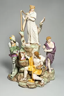 Allegorical Figure Group: The Arts, Buen Retiro, 18th century