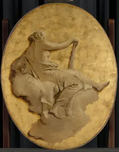 Tiepoli Giovanni Battista Prints: Allegorical Figure of a Woman with a Club (Fortitude?)