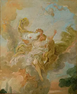 Floating Prints: Allegorical Figures, c1770. Creator: Jean Simon Berthelemy